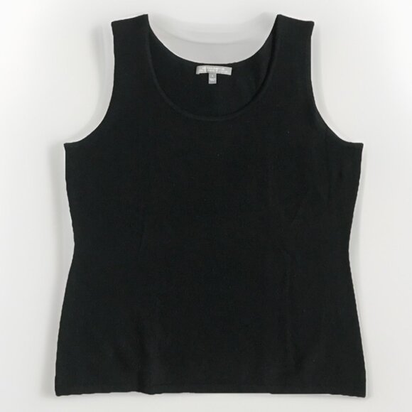 NEIMAN MARCUS WOMENS SWEATER 100% CASHMERE BLACK PULLOVER LARGE - Picture 1 of 8